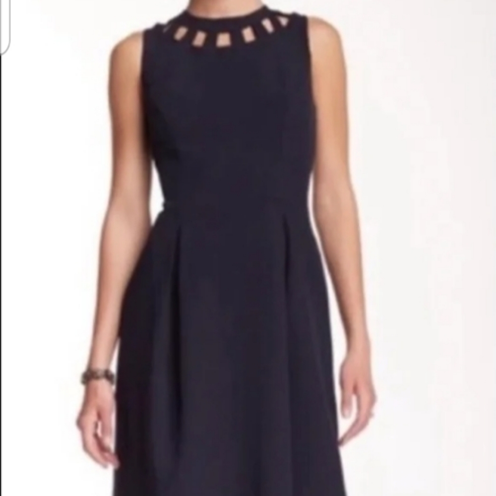 Eliza J women's dress navy blue A-Line sleeveless size 12